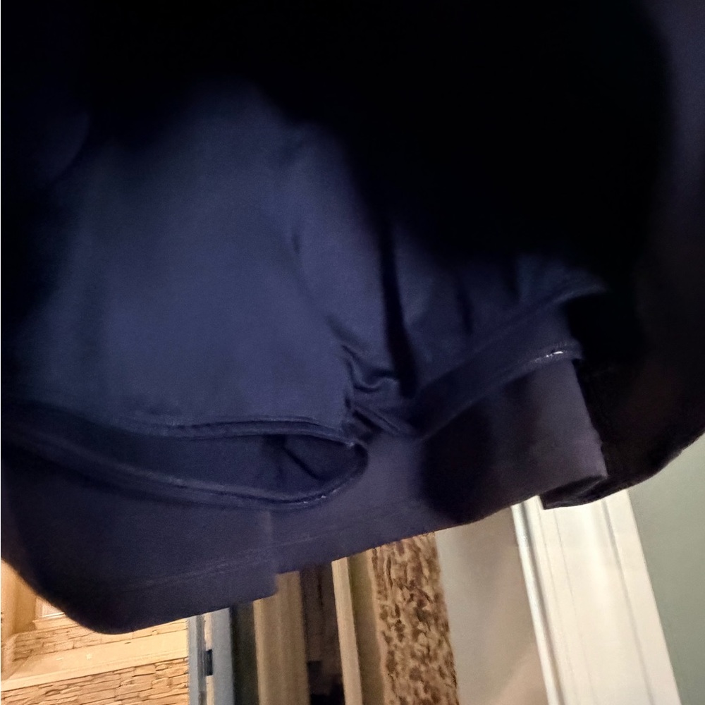 Women's Navy Zip Front Jacket and Drawstring Skort Set - Picture 5 of 7